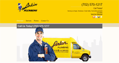 Desktop Screenshot of larkinplumbingservicelv.com